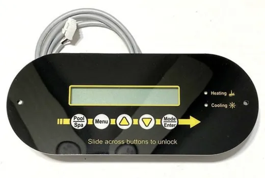 AquaCal heat pump control panel