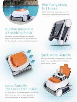 Dolphin Echo vacuum features