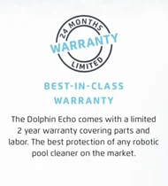 Dolphin Echo 24 month limited warranty