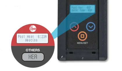 Rheem control panel comparison