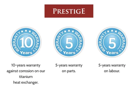 Thermeau Prestige warranty
